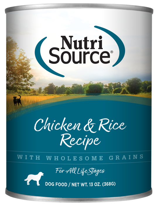 NutriSource All Life Stages - Chicken & Rice Formula - Net Wt 13 oz (368 g)