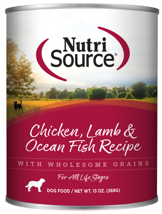 NutriSource All Life Stages - Chicken, Lamb & Ocean Fish Formula