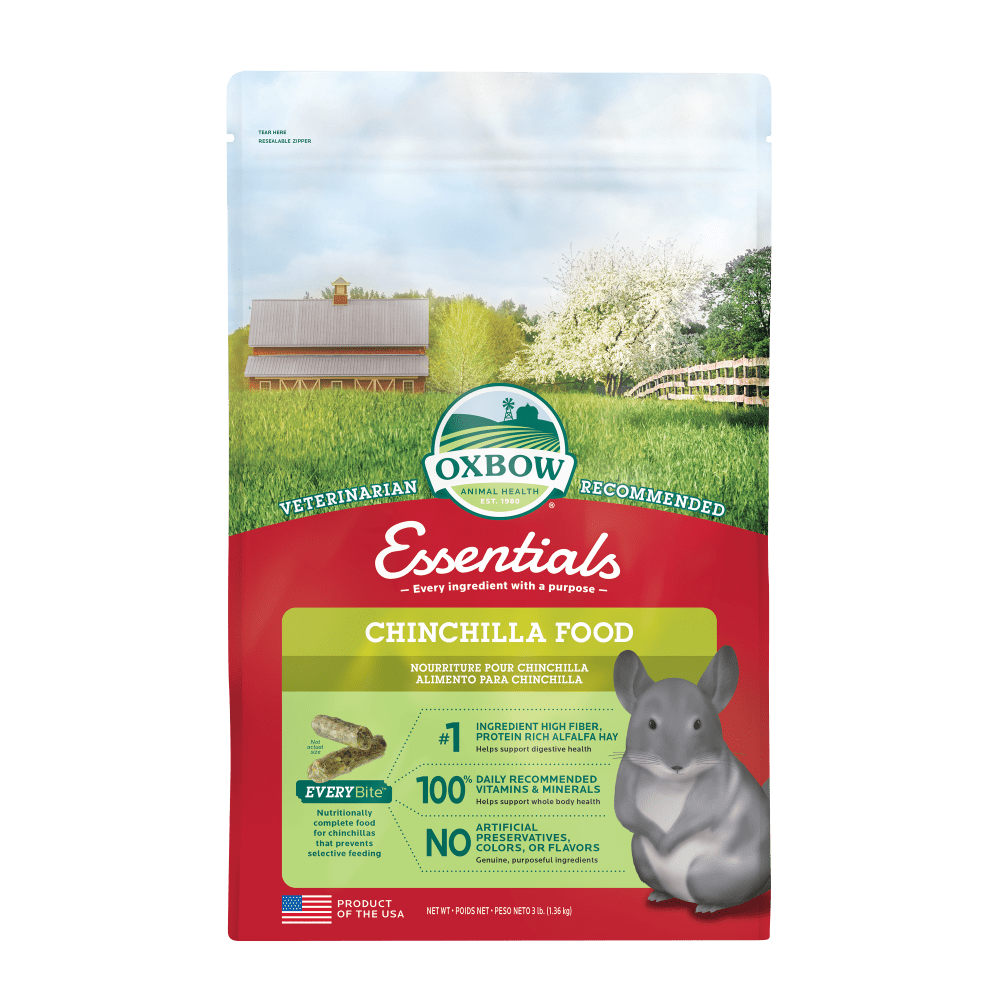 OXBOW Essentials Chinchilla Food Net Wt. 3 lbs. (1.36 kg)