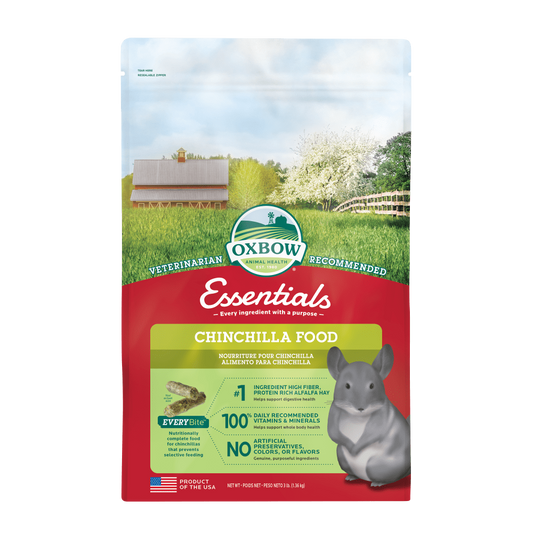 OXBOW Essentials Chinchilla Food Net Wt. 3 lbs. (1.36 kg)
