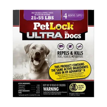 PetLock Ultra for Dogs - 4 Month Supply