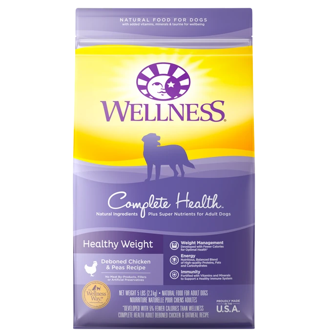 Wellness Complete Health Adult Dog Food - Deboned Chicken & Peas Recipe