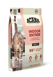 Acana Indoor Entree Cat Food with Free Run Chicken & Turkey - Net Wt. 4 LBS (1.8 kg)