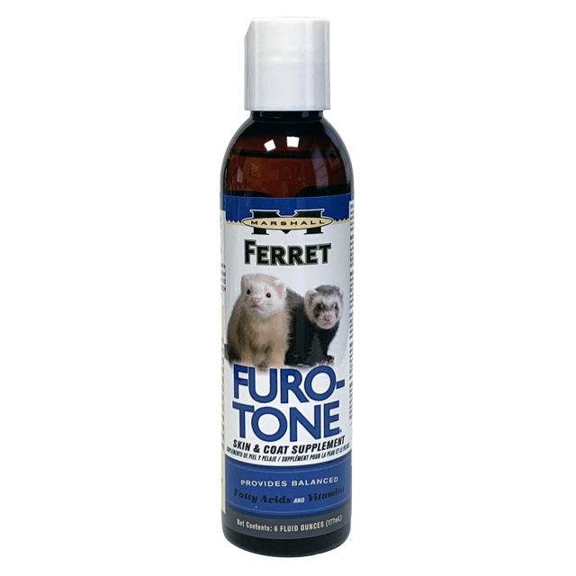 Marshall Furo-Tone Skin & Coat Ferret Supplement, 6-oz bottle