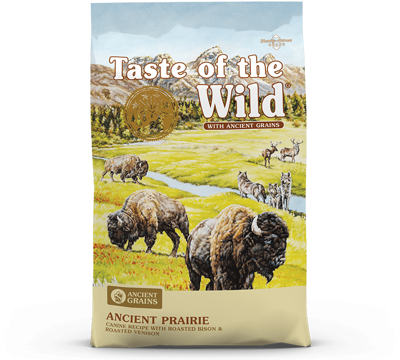 Taste of the Wild with Ancient Grains Dog Food - Ancient Prairie Net Wt. 28 LBS (12.7 kg)