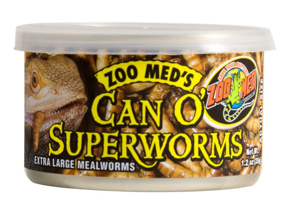 Zoo Med's Can O' Superworms - Extra Large Mealworms