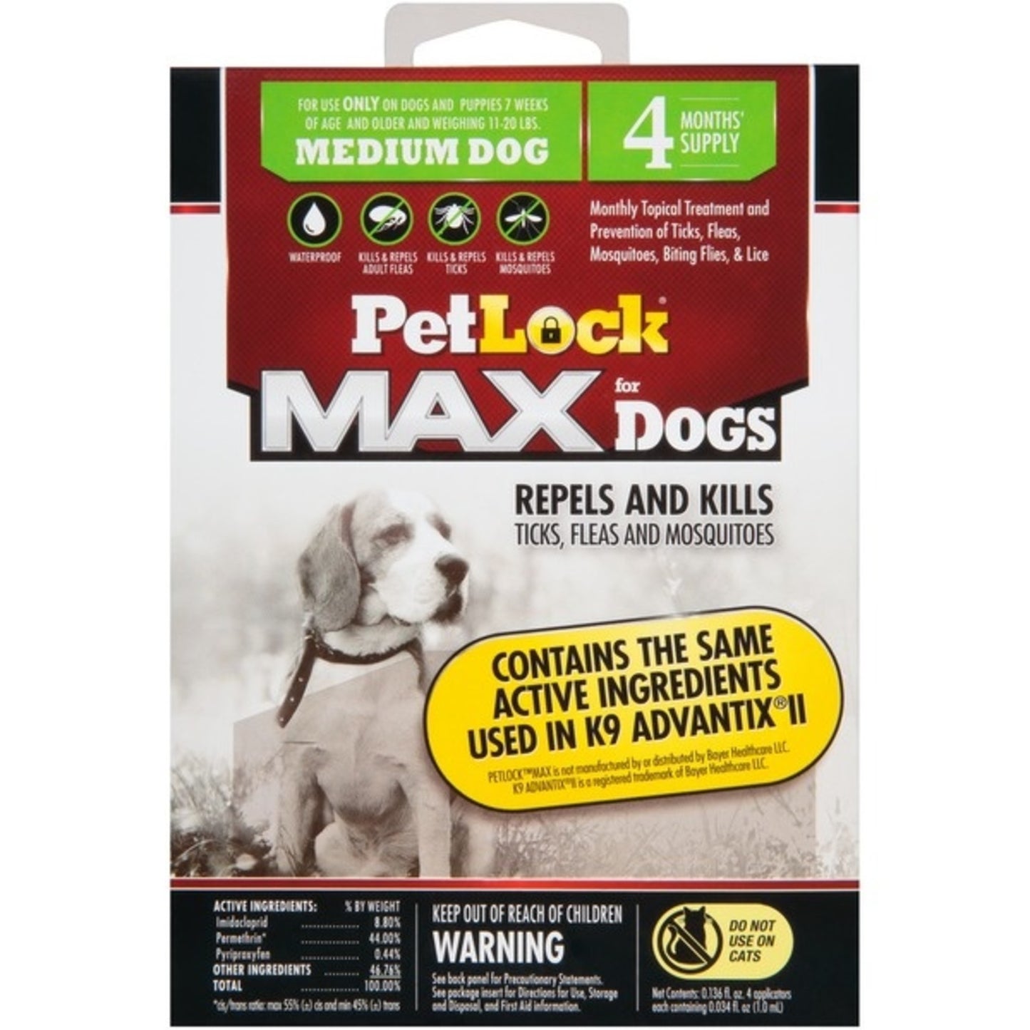 PetLock Max for Dogs - 4 Month Supply