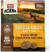 Acana Freeze-Dried Patties for Dogs - Free-Run Chicken Recipe Net Wt. 14 OZ (397 g)