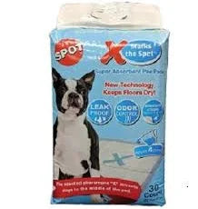 X Marks the Spot Super Absorbent Pee Pads - 22 in x 22 in